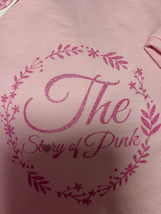 The Story of Pink Crew Sweatshirt